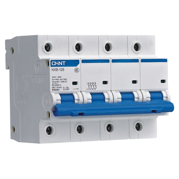 Модульный автоматический выключатель Chint NXB-125 4P C 125A 10кА (816151)