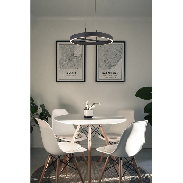 Підвісний світильник Reality 341001-30 Coltrain Led 1x32W 3000/3500/4000K 2560Lm IP20 Bl - фото №2