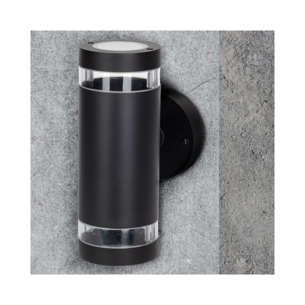 Вуличний світильник Goldlux 323996 Rino GU10 2x10W IP54 BK - фото №3