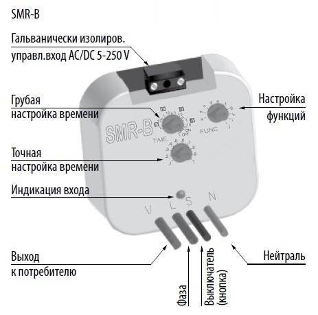 Реле времени SMR-B/230V, ELKOep - фото №1
