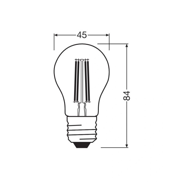 Світлодіодна лампочка Osram 4099854569807 E27 1x7.5W 4000K 1055Lm IP20 - фото №3