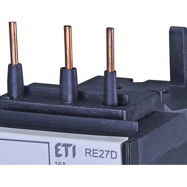 Тепловое реле ETI 004642407 RE 27D-6.3 (4-6.3A) для CEM9...CEM25 - фото №1