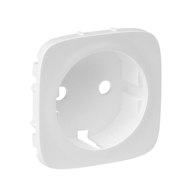 Панель розетки с з/к Legrand Valena Allure белая