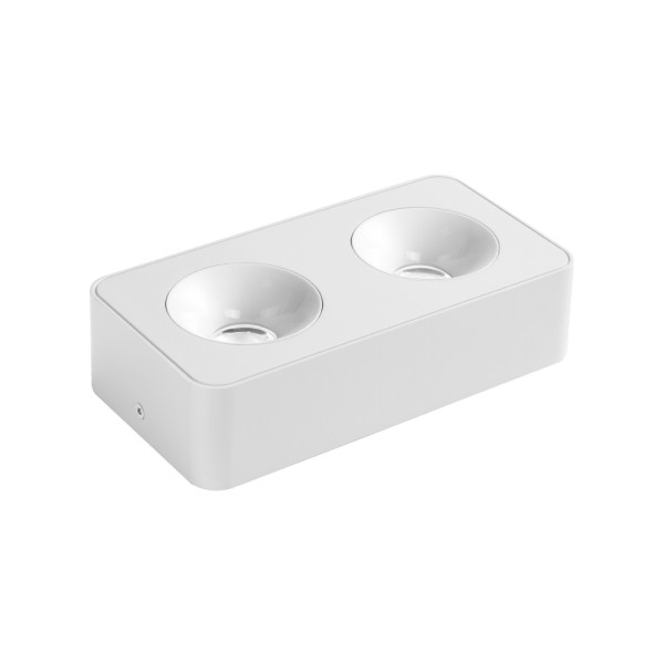 Cветильник точечный накладной SIDNEY-2L 20W 4000K IP20 белый Violux ( 330461 )