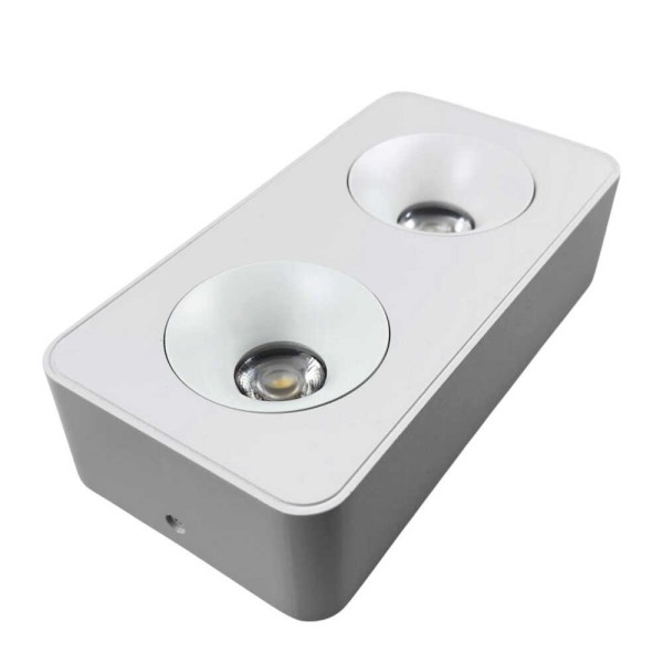 Cветильник точечный накладной SIDNEY-2L 20W 4000K IP20 белый Violux ( 330461 ) - фото №3