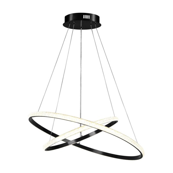 Люстра Goldlux 336736 Diana LED 2x44W 4000K 6200Lm IP20 чорна - фото №4