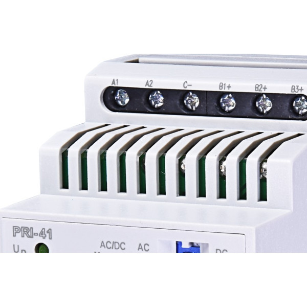 Двухуровневое реле контроля тока ETI 002471840 PRI-41 24V AC/DC (3 диапазона) (2x16A AC1) - фото №2