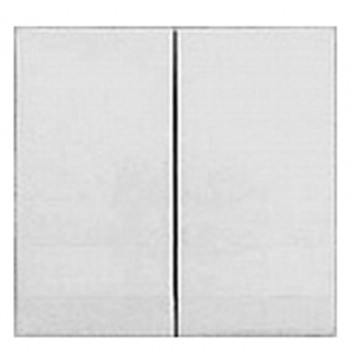 Клавіша 2-клавішного вимикача, біла, Hager, Polo.Optima