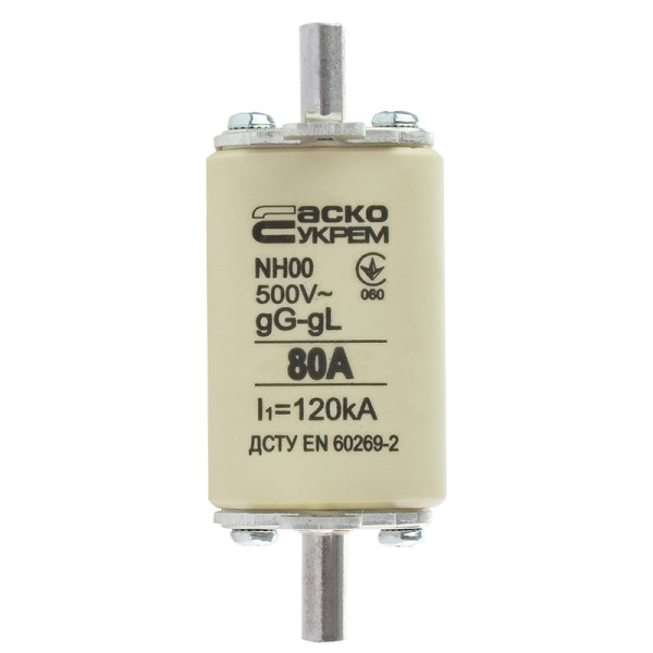 Запобіжник Аско-Укрем NH00 80A gG (A0050010014)