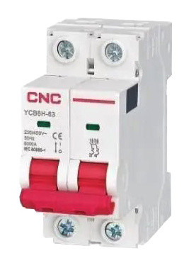 Модульний автоматичний вимикач CNC YCB6Н-63 2Р 25А 4,5кА D (Б00038374)