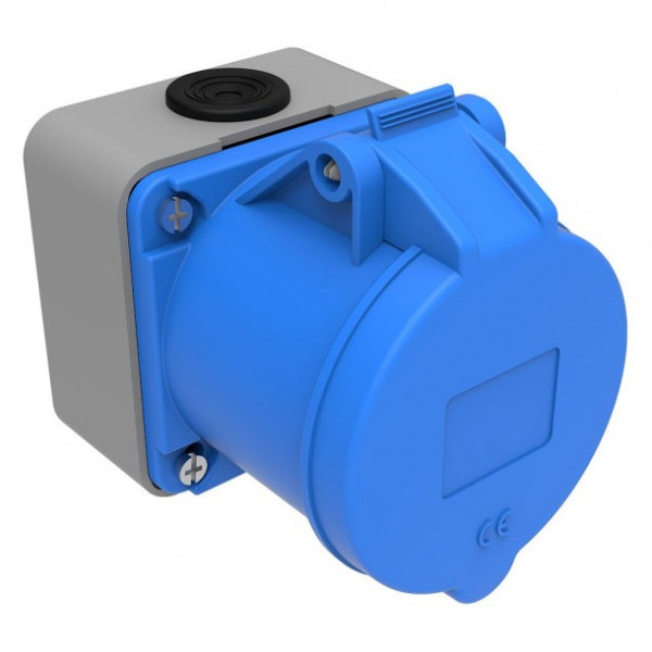 Настінний роз'єм Bemis BC1-3403-2510 220В 3х32A поліамід IP44 (6.2.1.159071)