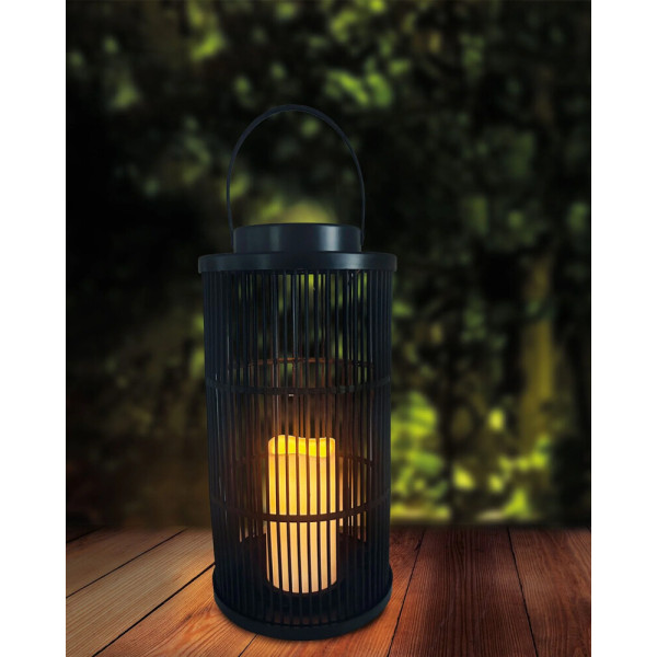 Вуличний світильник на сонячній батареї Goldlux 330277 Fascino LED 1800K IP44 чорний - фото №2