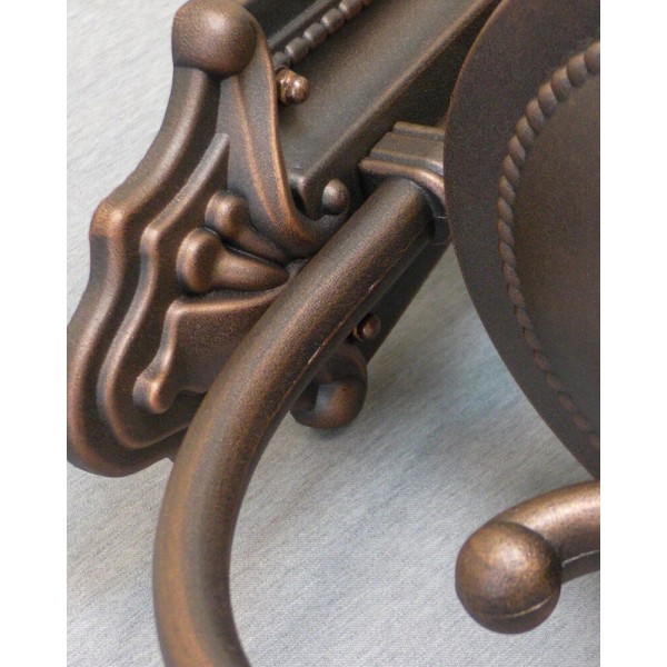 Вуличний світильник Nowodvorski 6911 Lantern E27 1x25W IP23 чорний із мідною патиною - фото №2