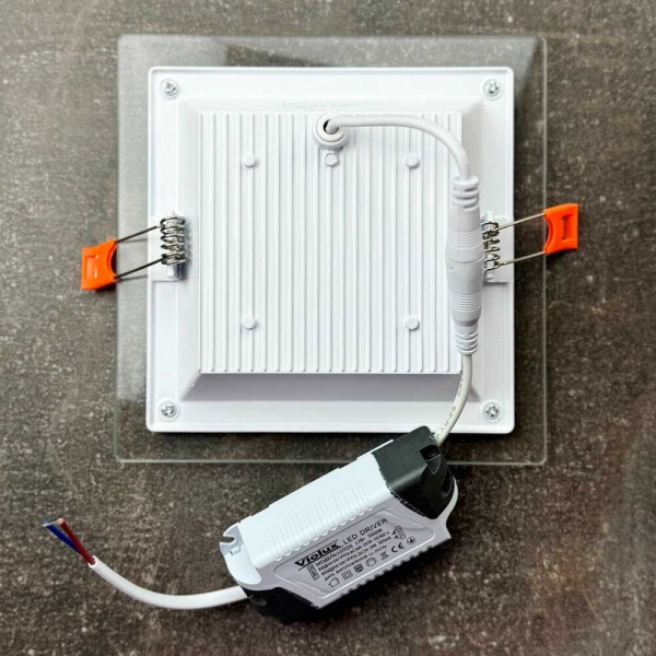 Светильник LED даунлайт Violux LOTOS 12W 5000K квадрат IP20 (110031) - фото №4