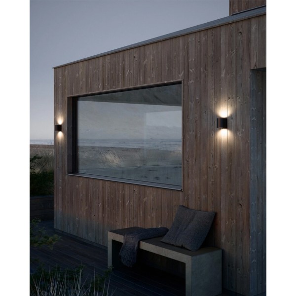 Вуличний світильник Nordlux 49701203 Canto LED 2x10.6W 3000K 500Lm IP44 чорний - фото №1