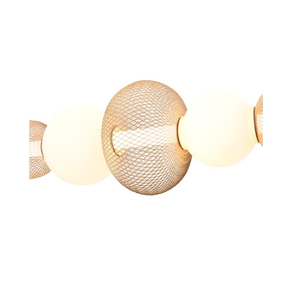 Подвесной светильник, люстра Zuma Line 5905316668218 Sarr LED 1x27W 3000K–5700K 3200Lm IP20 золотой - фото №4