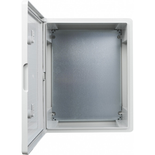 Ударостійкий корпус з АБС-пластику Аско-Укрем UBox 400x500x180мм (непрозорі дверцята) - фото №3