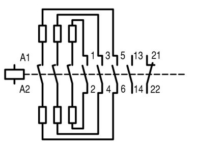 Контактор Eaton Moeller DILK12-11 (230V50HZ,240V60HZ) - фото №1