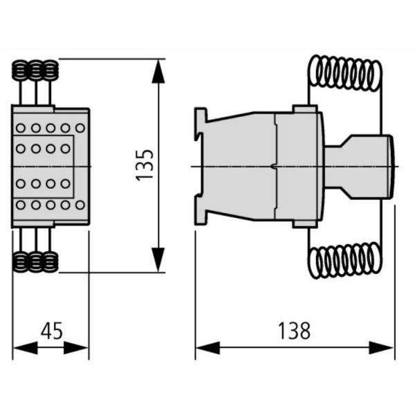 Контактор Eaton Moeller DILK12-11 (230V50HZ,240V60HZ) - фото №3