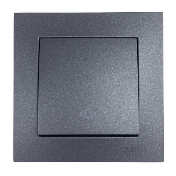Вимикач EL-BI VEGA антрацит матовий дзвінок ( 510-016700-207 )