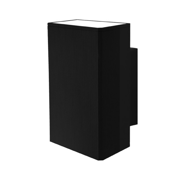 Светильник фасадный Violux ARDEN-2D 2x35Вт GU10 IP44 черный ( 500190 ) - фото №1