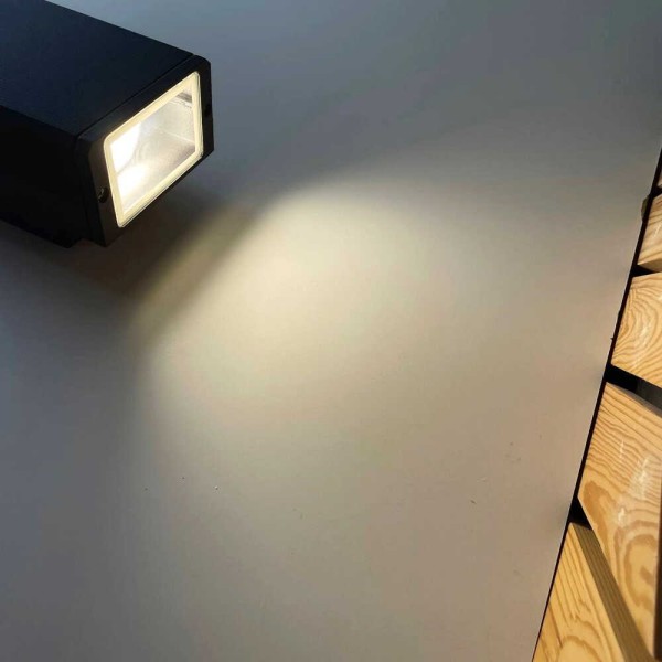 Светильник фасадный Violux ARDEN-2D 2x35Вт GU10 IP44 черный ( 500190 ) - фото №4