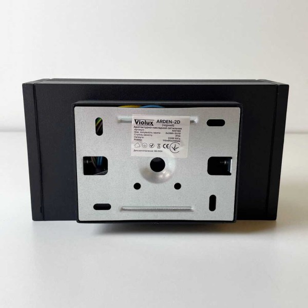 Светильник фасадный Violux ARDEN-2D 2x35Вт GU10 IP44 черный ( 500190 ) - фото №8