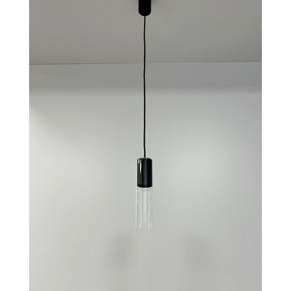 Подвесной светильник, люстра Nowodvorski 7865 Cylinder M GU10 1x10W IP20 Черный - фото №2