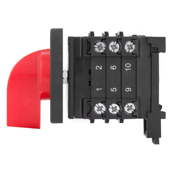 Переключатель щитовой E.NEXT 8337-200 LK16/3.323-SP/45 3p 1-0-2 16А - фото №2