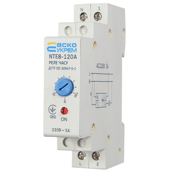 Реле часу Аско-Укрем NTE8-120A (A0090050003) - фото №1