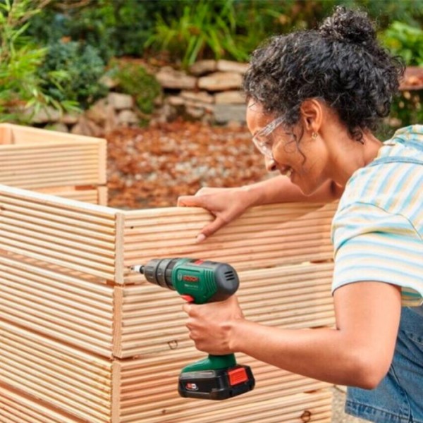 Аккумуляторная ударная дрель-шуруповерт Bosch EasyImpact 18V-40 1,5Аг с зарядным устройством (06039D8101) - фото №3