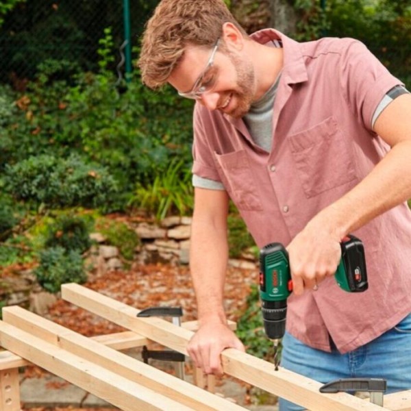 Аккумуляторная ударная дрель-шуруповерт Bosch EasyImpact 18V-40 1,5Аг с зарядным устройством (06039D8101) - фото №4