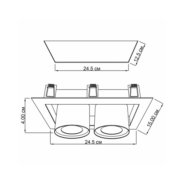 Точечный светильник Imperium Light 356224.22.22 Goggles big - фото №1