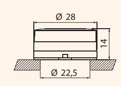 Модульний світлофільтр ETI NSE-ILM-HD-Y жовтий (4774133) - фото №1