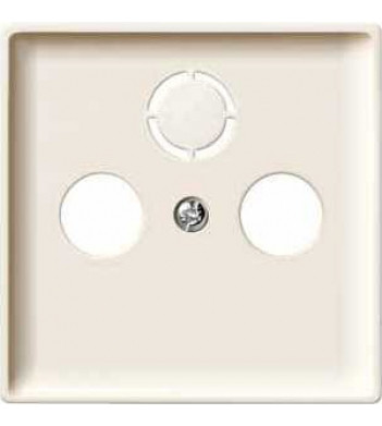 Центральная панель TV розетки антенная бежевая Merten, MTN294144