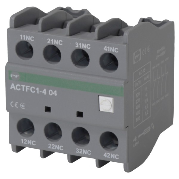 Допоміжний контакт фронтального виконання Promfactor для пускачів FC1-4 ACTFC1-4 4 4NС (ACTFC1404)