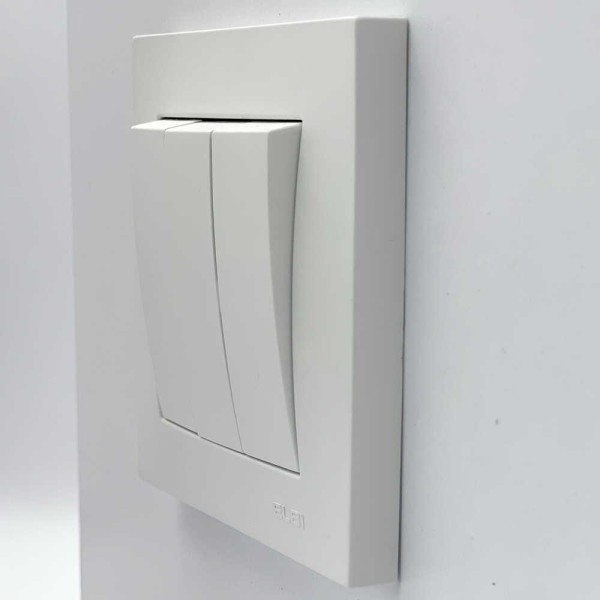 Вимикач EL-BI VEGA білий мат 3-кл ( 510-016200-254 ) - фото №1