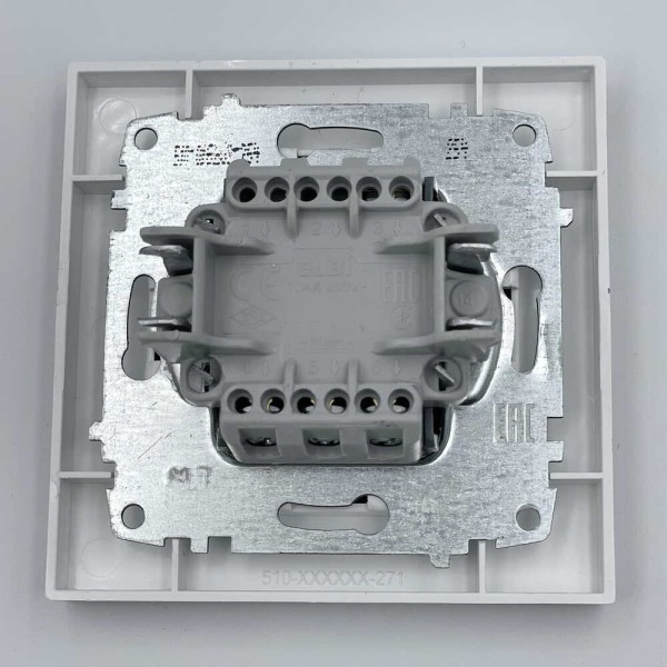 Вимикач EL-BI VEGA білий мат 3-кл ( 510-016200-254 ) - фото №2