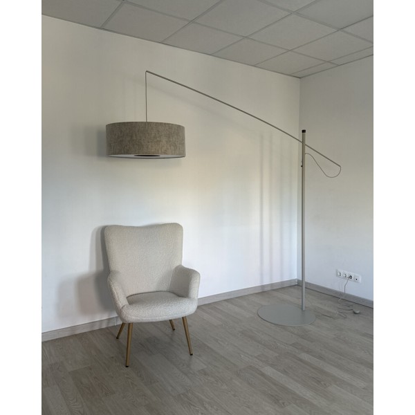 Торшер Nowodvorski 11685 Poise B E27 1x25W IP20 світло-сірий - фото №1