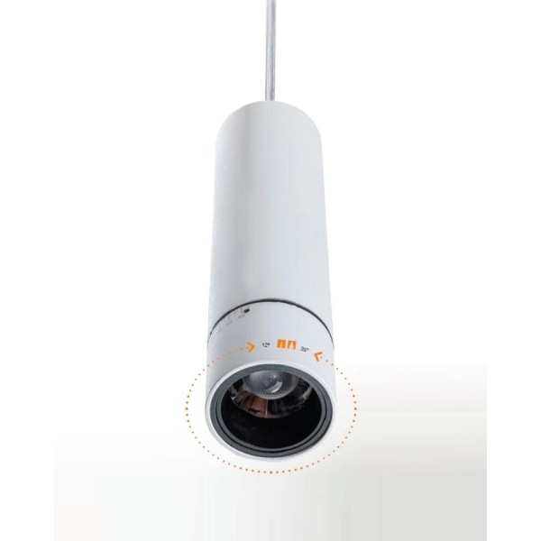 Подвесной светильник, люстра Azzardo AZ4068 Galileo LED 1x15W 3000K 730Lm IP20 белый - фото №2