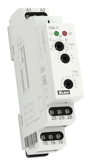 Реле часу запуску зірка-трикутник CRM-2T/UNI, ELKOep