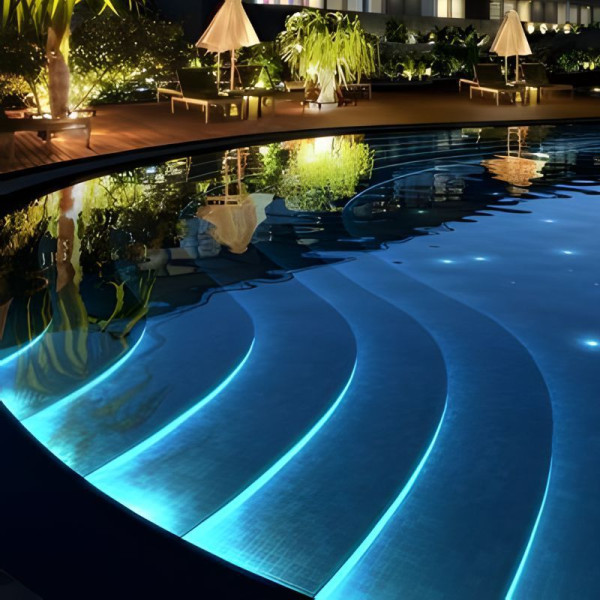 Гнучкий неон COLORS для басейнів 24V IP68 10W 560Lm 3000K 5м (AWT2020-WW) - фото №2