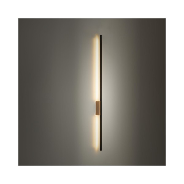 Бра, настенный светильник Tk Lighting 6411 Flash Led 1x30W 3000K 1200Lm IP20 Bk - фото №1