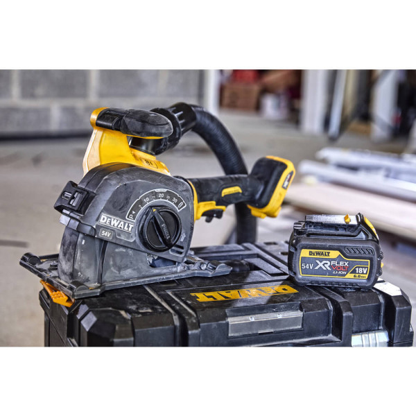 Акумуляторний штроборіз DeWALT DCG200T2 54В - фото №16