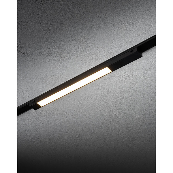 Магнітний трековий світильник Nowodvorski 11333 UT-LVM Line LED 1x12W 4000K 1000Lm IP20 чорний - фото №1