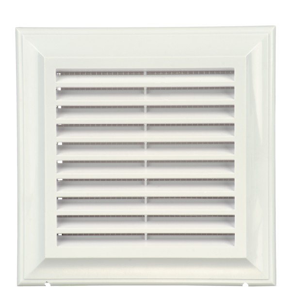 Решетка Blauberg Decor 180х180s белая