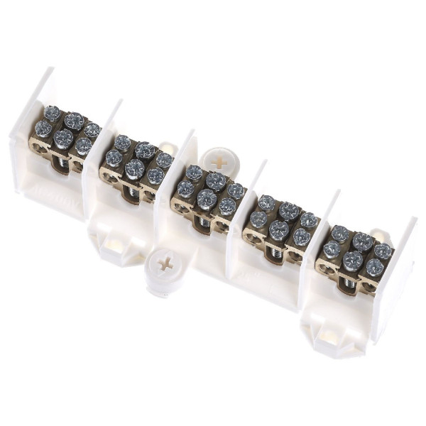 Клемник ввідно/відгалужучий Hager K46N 5 полюсів - фото №3