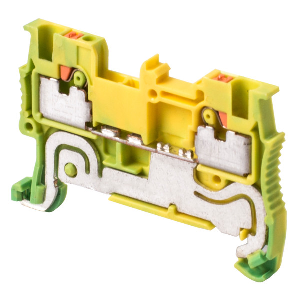 Наборная клеммная колодка заземления E.Next e.tc.z.din.spring.1,5 на DIN-рейке (s070012)