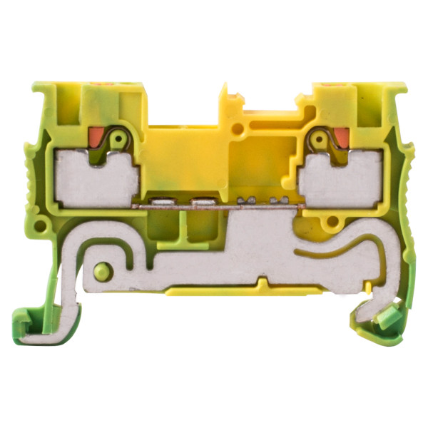 Наборная клеммная колодка заземления E.Next e.tc.z.din.spring.1,5 на DIN-рейке (s070012) - фото №2
