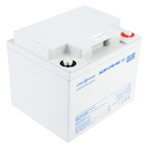 Акумулятор LogicPower AGM LPM-MG 12-40 AH 12В - фото №1